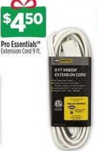 Dollar General Pro Essentials Extension Cord 9 ft. offer