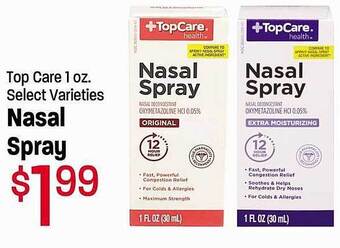 Maceys Top care nasal spray offer