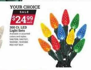Ace Hardware 300 ct led light sets offer