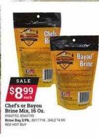 Ace Hardware Chef's or bayou brine mix, 16 oz offer
