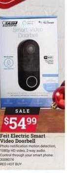 Ace Hardware Feit electric smart video doorbell offer