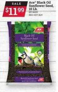 Ace Hardware Ace black oil sunflower seed, 10 lb offer