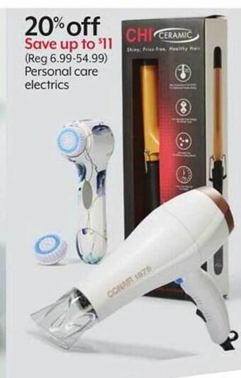 Bealls Personal care electrics offer