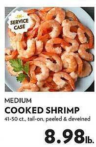 Reasors Medium cooked shrimp offer