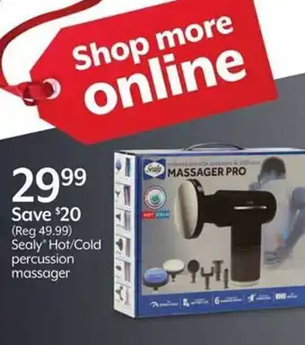 Bealls Sealy hot-cold percussion massager offer