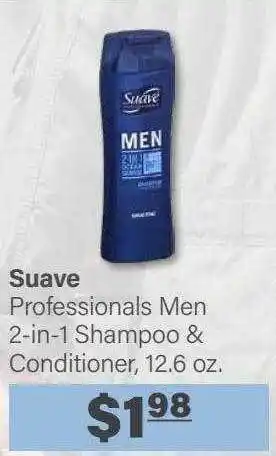 Commissary Suava professionals men 2in1 shampoo or conditioner offer