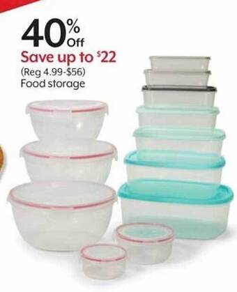 Bealls Food storage offer