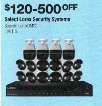 Costco Select lorex security systems offer