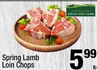 Super King Markets Spring lamb loin chops offer