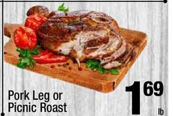 Super King Markets Pork leg or picnic roast offer