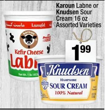 Super King Markets Karoun labne or knudsen sour cream offer