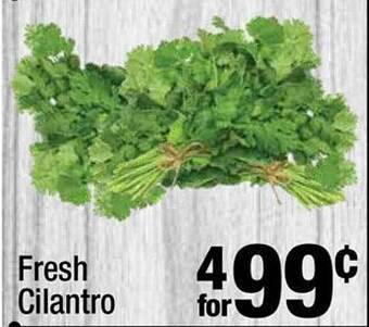 Super King Markets Fresh cilantro offer