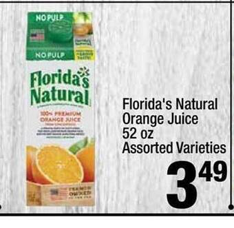 Super King Markets Florida's natural orange juice offer