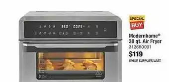 The Home Depot Modernhome air fryer offer