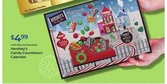 Rite Aid Hershey's candy countdown calendar offer