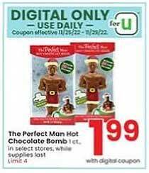 Albertsons The perfect man hot chocolate bomb offer