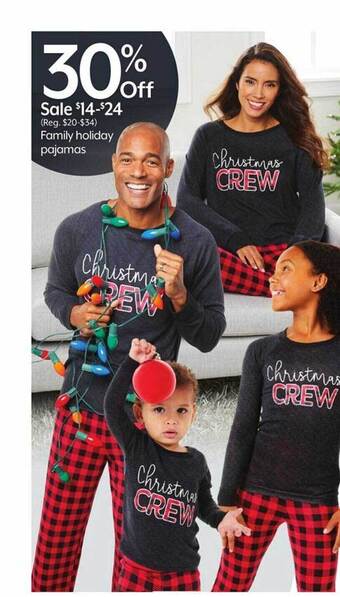 Bealls Family holiday pajamas offer