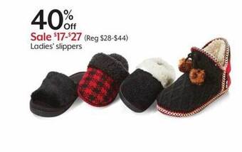 Bealls Ladies' slippers offer