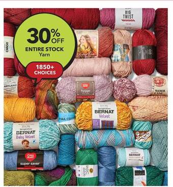 JOANN Yarn offer