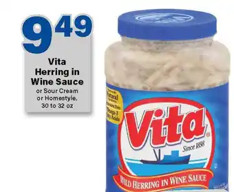 Big Y Vita herring in wine sauce offer