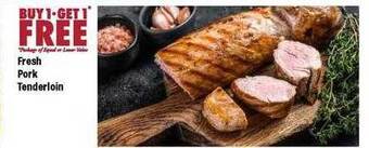 Big Y Fresh pork tenderloin offer