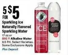 Sparkling ice naturally flavored sparkling water or alkaline water