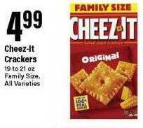 Big Y Cheez-it crackers offer