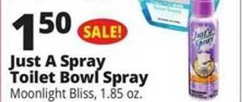 Ocean State Job Lot Just a spray toilet bowl spray offer