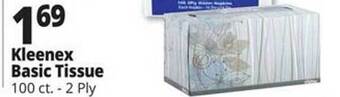 Ocean State Job Lot Kleenex basic tissue offer