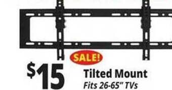 Ocean State Job Lot Tilted mount offer