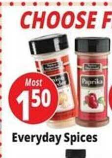 Ocean State Job Lot Everyday spices offer