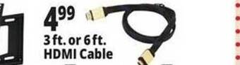 Ocean State Job Lot Hdmi cable offer