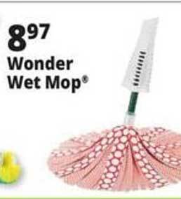Ocean State Job Lot Wonder wet mop offer