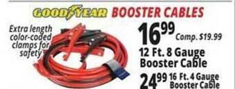 Ocean State Job Lot Goodyear booster cables offer