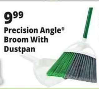 Ocean State Job Lot Precision angle broom with dustpan offer
