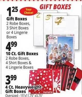Ocean State Job Lot Gift boxes offer
