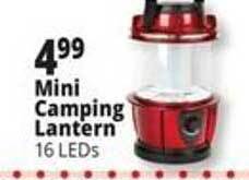 Ocean State Job Lot Mini camping lantern offer