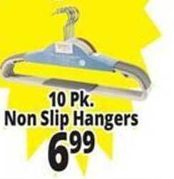 Ocean State Job Lot Non slip hangers offer