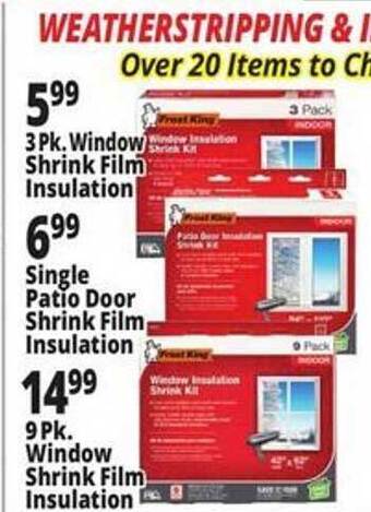 Ocean State Job Lot Weatherstripping & insulation kits offer