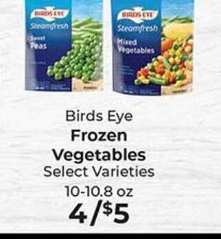 Sunset Foods Birds eye frozen vegetables offer