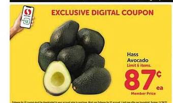 Safeway Hass avocados offer