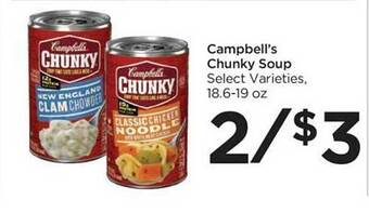 Food 4 Less Campbell's chunky soup offer