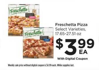 Food 4 Less Freschetta pizza offer
