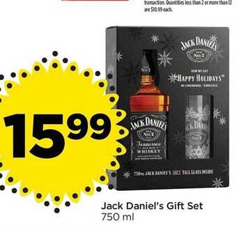Food 4 Less Jack daniel's gift set offer