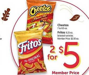 Safeway Cheetos, fritos offer