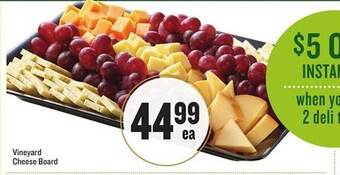 Lowes Foods Vineyard cheese board offer