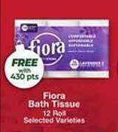 Price Chopper Fiora bath tissue offer