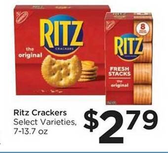 Food 4 Less Ritz crackers offer