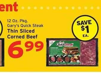 Hannaford Thin sliced corned beef offer