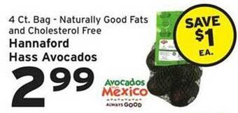 Hannaford Hannaford hass avocados offer